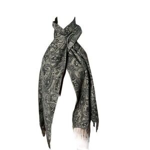 NEW WITHOUT TAGS V FRASS Cashmink Scarf Tan grey  Made In Germany*SOFT* Approxim